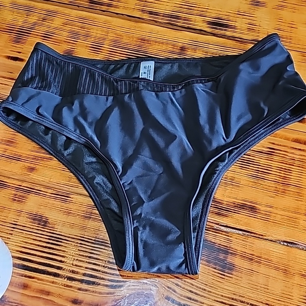 Black bikini bottom